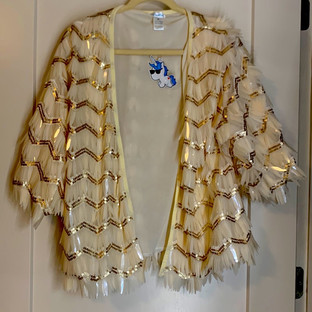 Festival rave Coachella sequin kimomo NWT